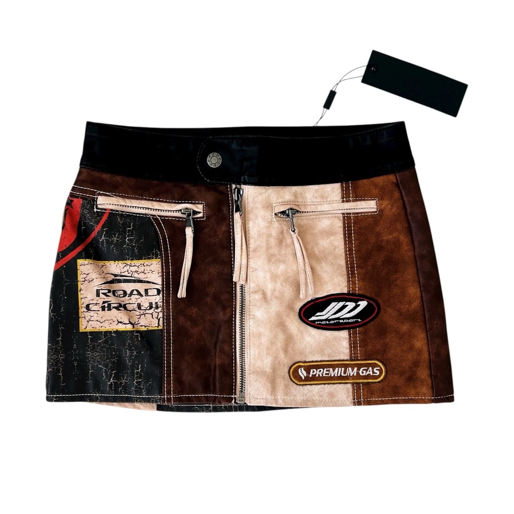 NWT Jaded London Faux Leather Mini Skirt